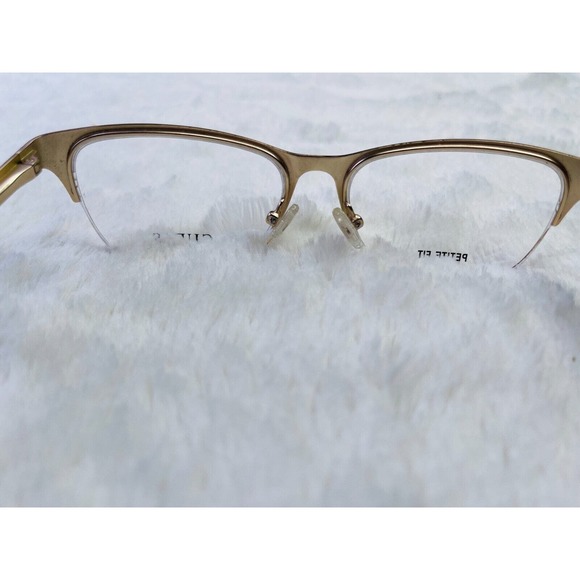 Guess Womens Brown Red Matte Bordeaux Eyeglass Frame Rectangular Semi Rimless main image 6